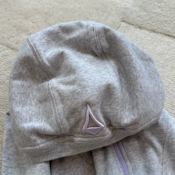 Ivivva Gray Full-Zip Hoodie Sweatshirt - Picture 6 of 12